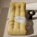 Chaise longue in tessuto per divano modulare