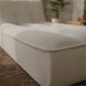 Chaise longue in tessuto per divano modulare