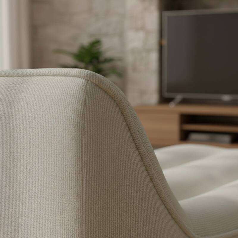 Chaise longue in tessuto per divano modulare (7/8)