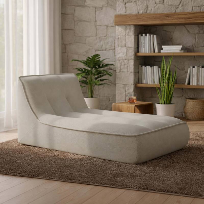Chaise longue in velluto a coste - Lifestyle