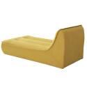 Chaise longue in tessuto per divano modulare