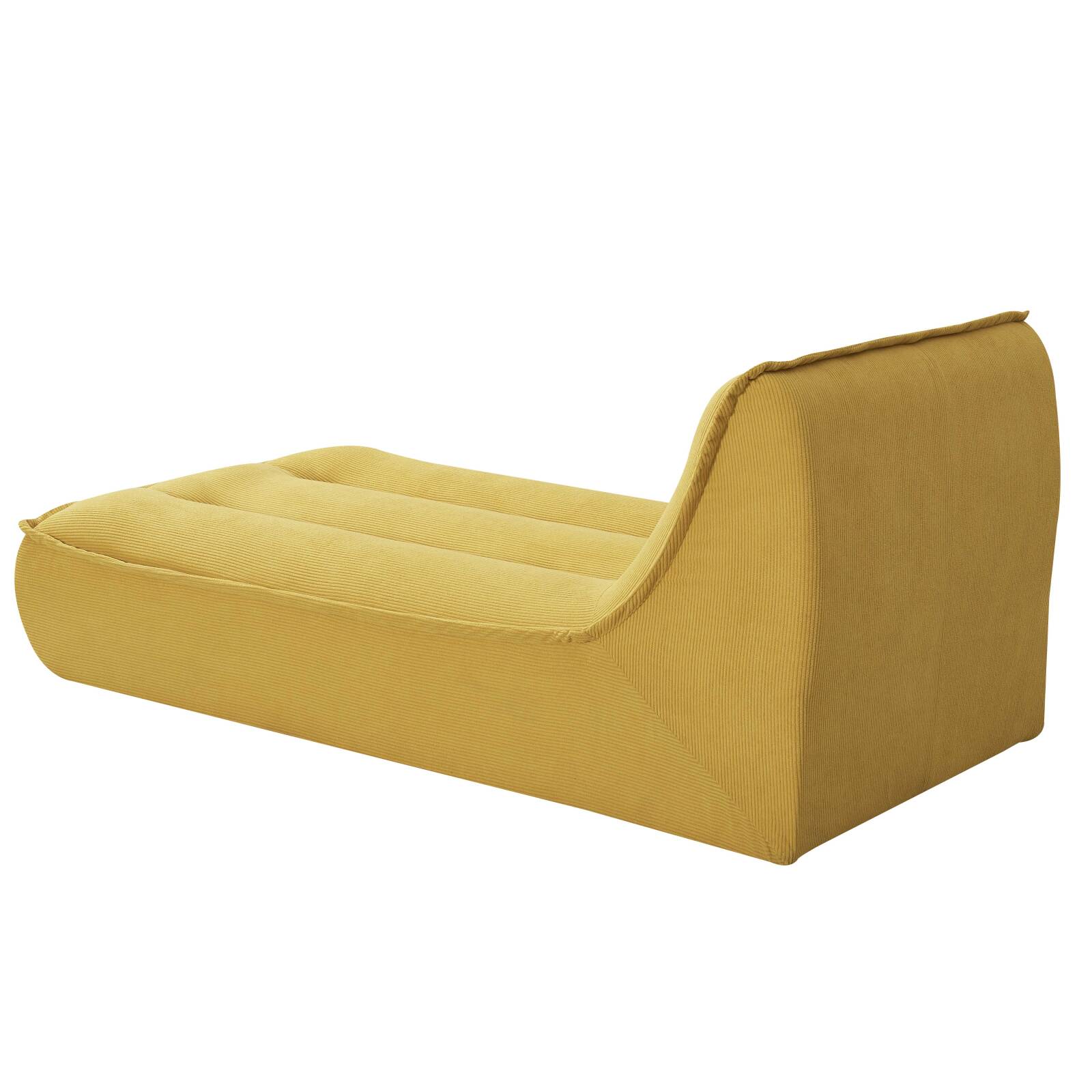 Chaise longue in tessuto per divano modulare