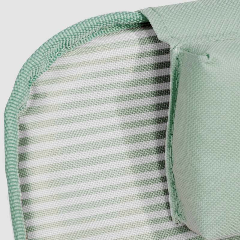 Set di 2 lettini da mare pieghevoli a righe reclinabili in 5 posizioni (6/7)